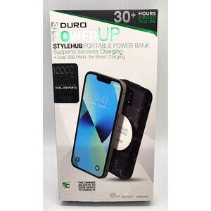 ADuro Power Up StyleHub Wireless Portable Power Bank Universal Charger 10000 mAh